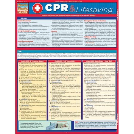 Barcharts CPR & Lifesaving Quickstudy Easel 9781423218616